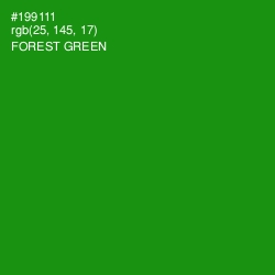 #199111 - Forest Green Color Image